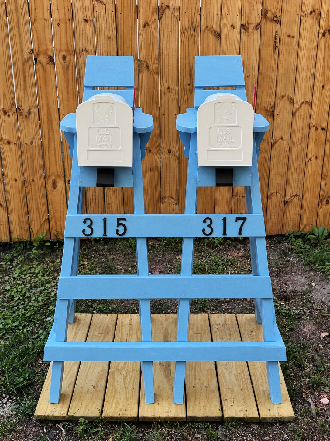 Lifeguard Stand Double Mailbox Elite