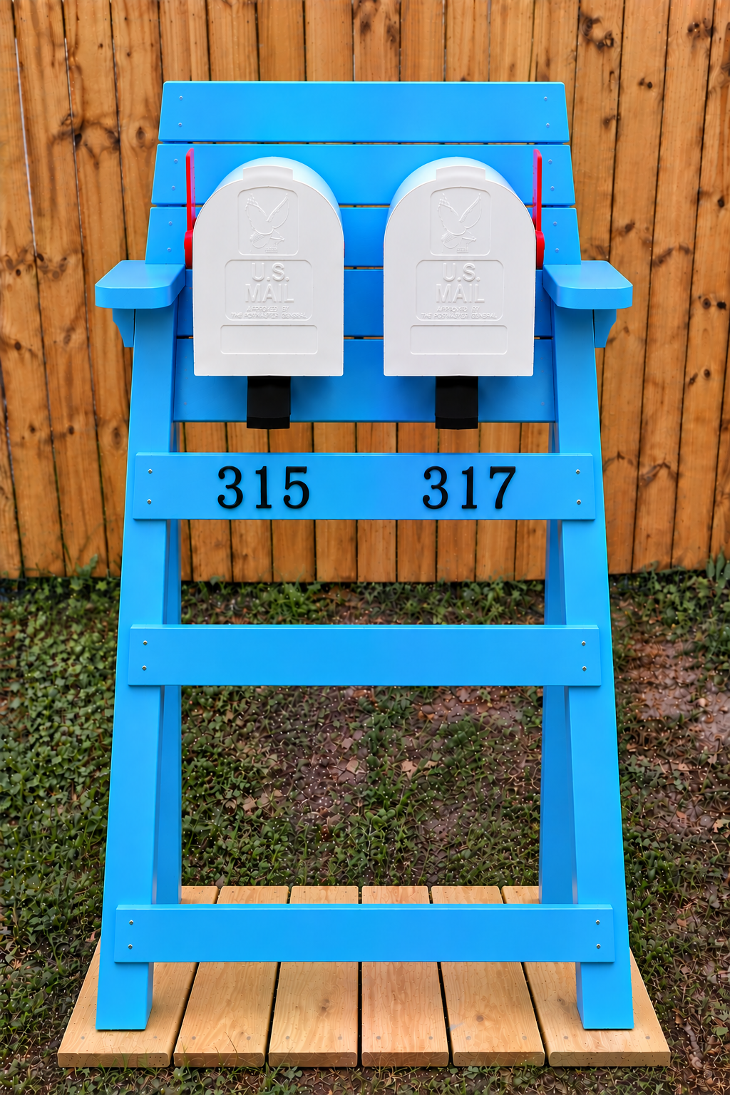 Lifeguard Stand Double Mailbox
