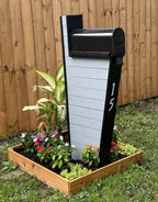 Modern Wood Plank Mailbox