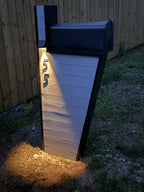 Modern Wood Plank Mailbox
