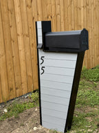 Modern Wood Plank Mailbox